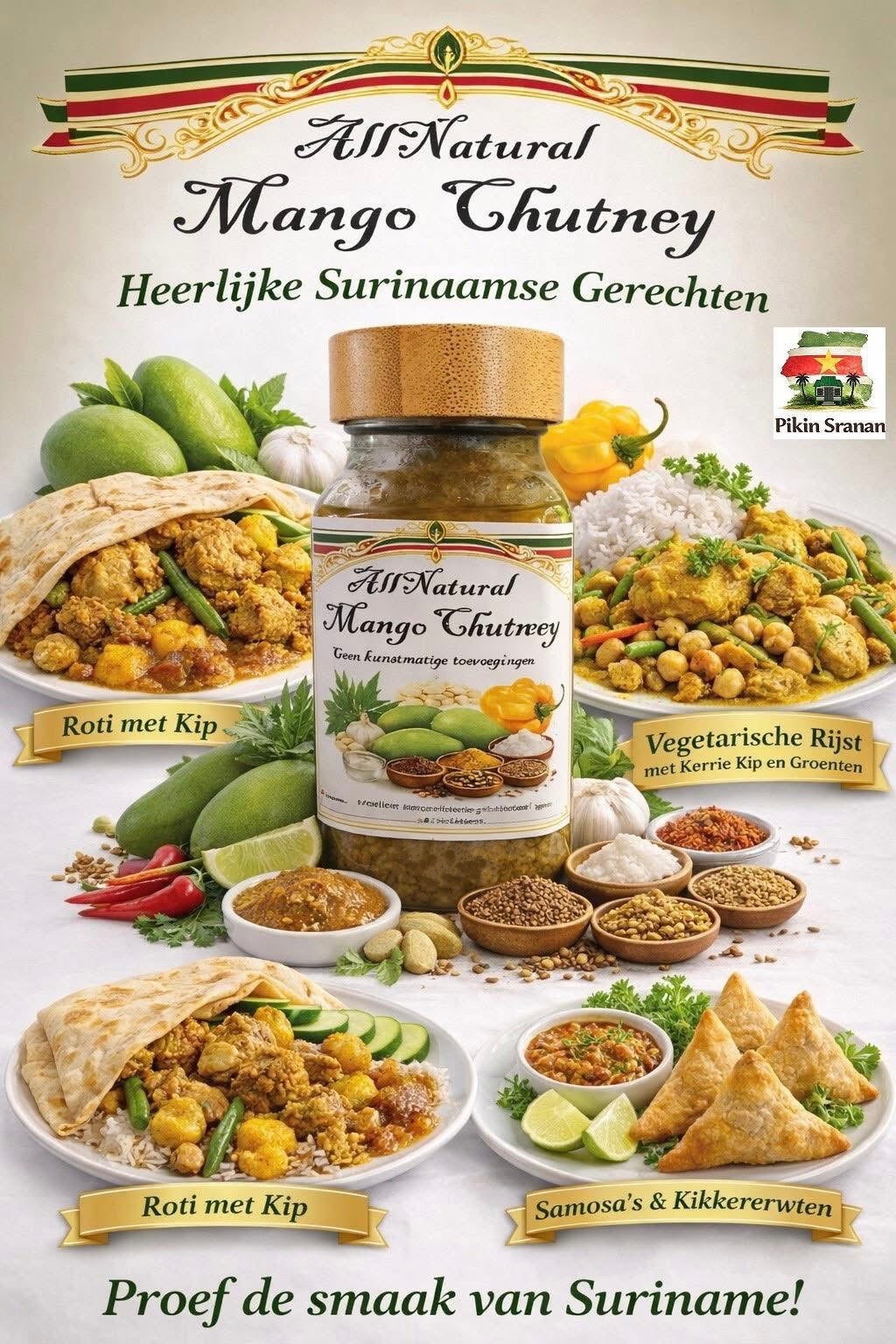 Mango chutney sambal